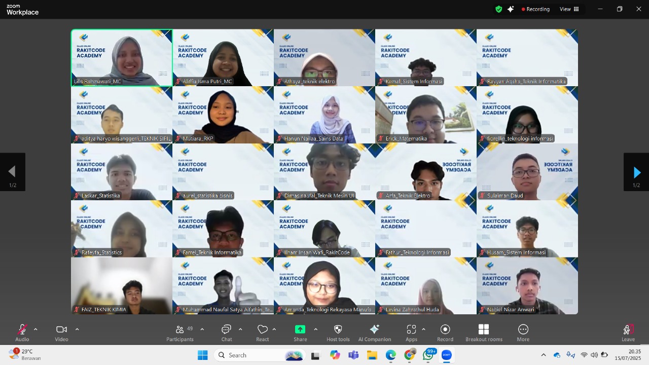 Dokumentasi kegiatan RakitCode 5